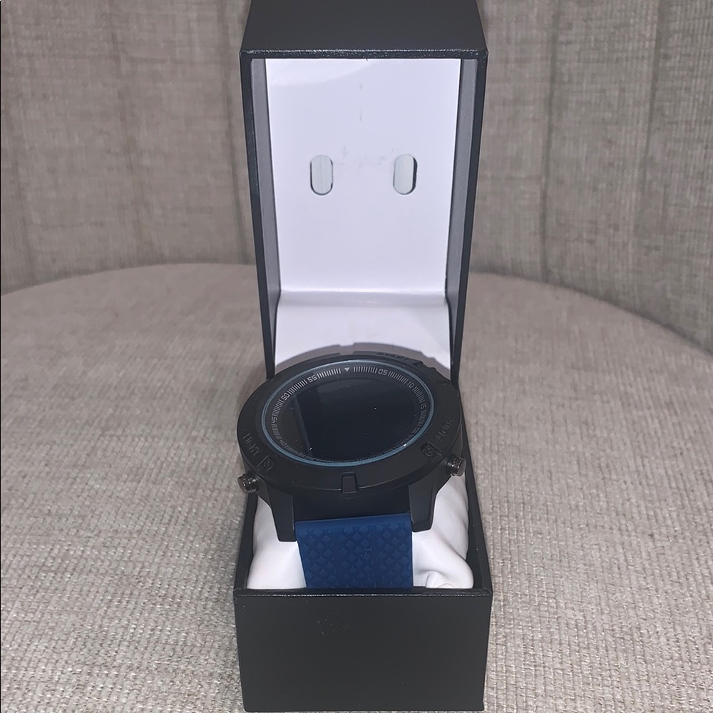 Men's Black and Blue Watch